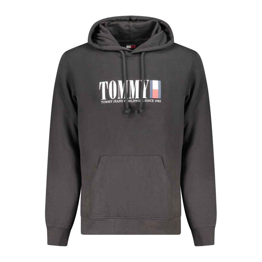 Tommy Hilfiger Black Cotton Men Sweater