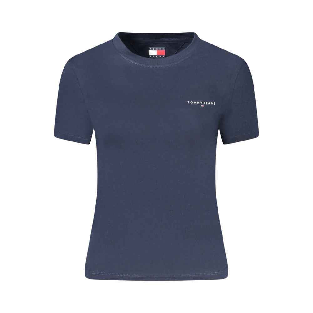 Tommy Hilfiger Blue Cotton Women T-Shirt