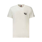 Tommy Hilfiger White Cotton Men T-Shirt