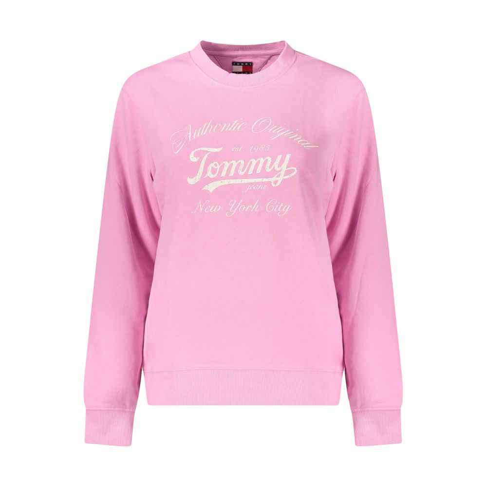 Tommy Hilfiger Pink Cotton Women Sweater