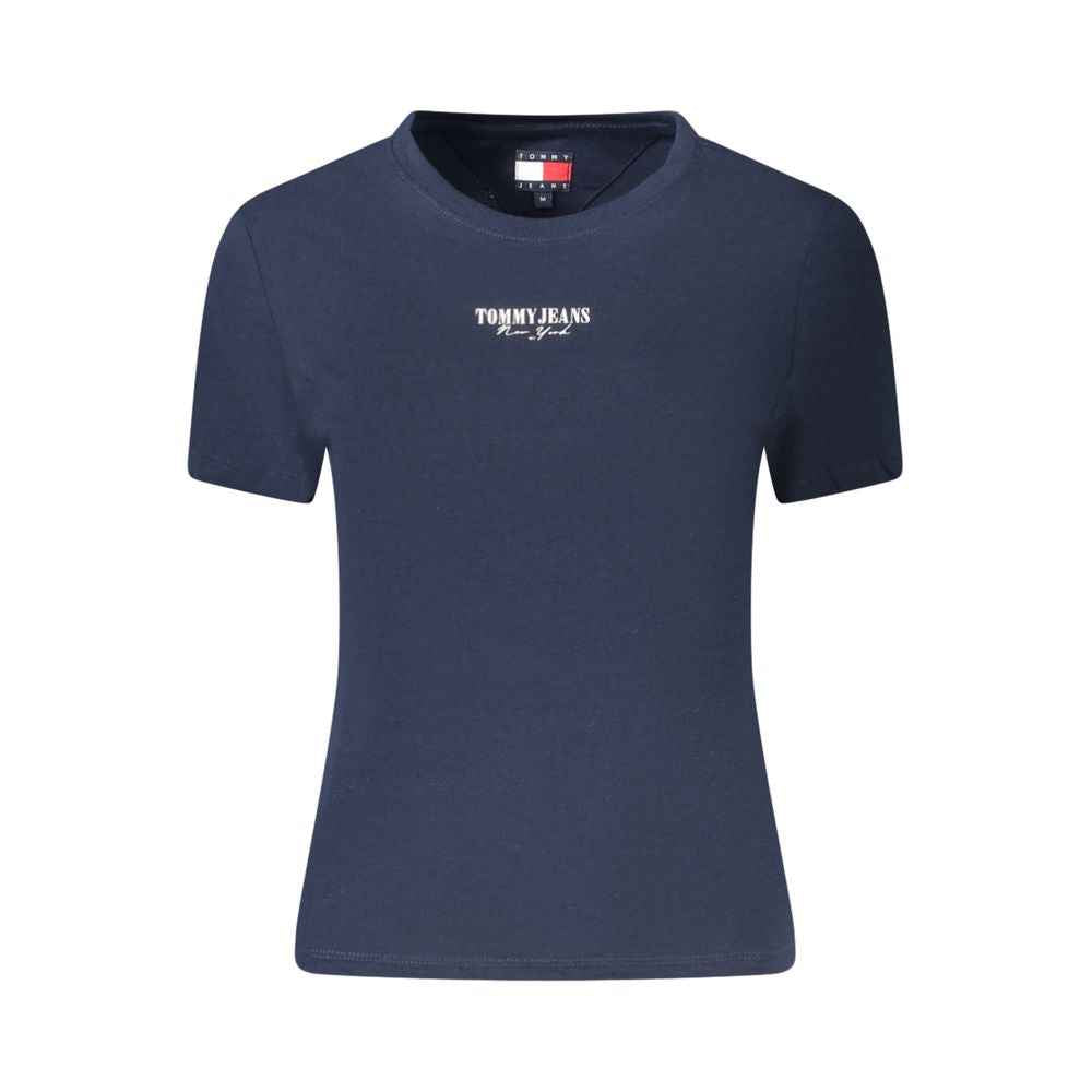 Tommy Hilfiger Blue Cotton Women T-Shirt