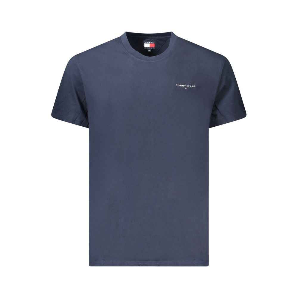Tommy Hilfiger Blue Cotton Men T-Shirt