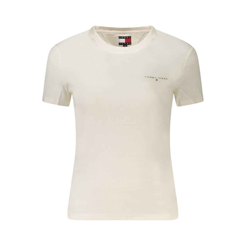 Tommy Hilfiger White Cotton Women T-Shirt