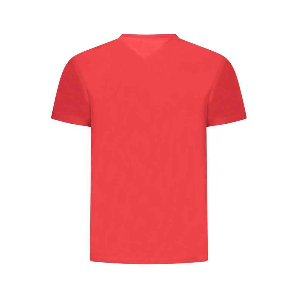 Tommy Hilfiger Red Cotton Men T-Shirt