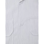 Jil Sander Blue Cotton Shortsleeve