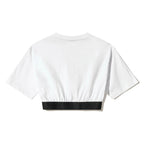 Comme Des Fuckdown White Cotton Women T-Shirt
