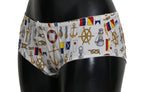 Dolce & Gabbana Underwear Sailor Print Silk Bottoms