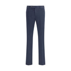 PT Torino Blue Cotton Casual Pants