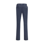 PT Torino Blue Cotton Casual Pants