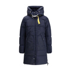 Parajumpers Blue Nylon Full-Length Jacket
