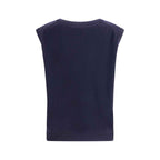 Extreme Cashmere Blue Cashmere Sleeveles Sweater