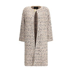 Fabiana Filippi Multicolor Fleece Wool Coat