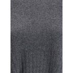 Loulou De Saison Gray Cashmere Sweatshirt
