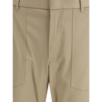 Brioni Beige Cotton Cargo Pants