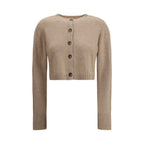 Loulou De Saison Beige Cashmere Cardigan