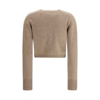Loulou De Saison Beige Cashmere Cardigan