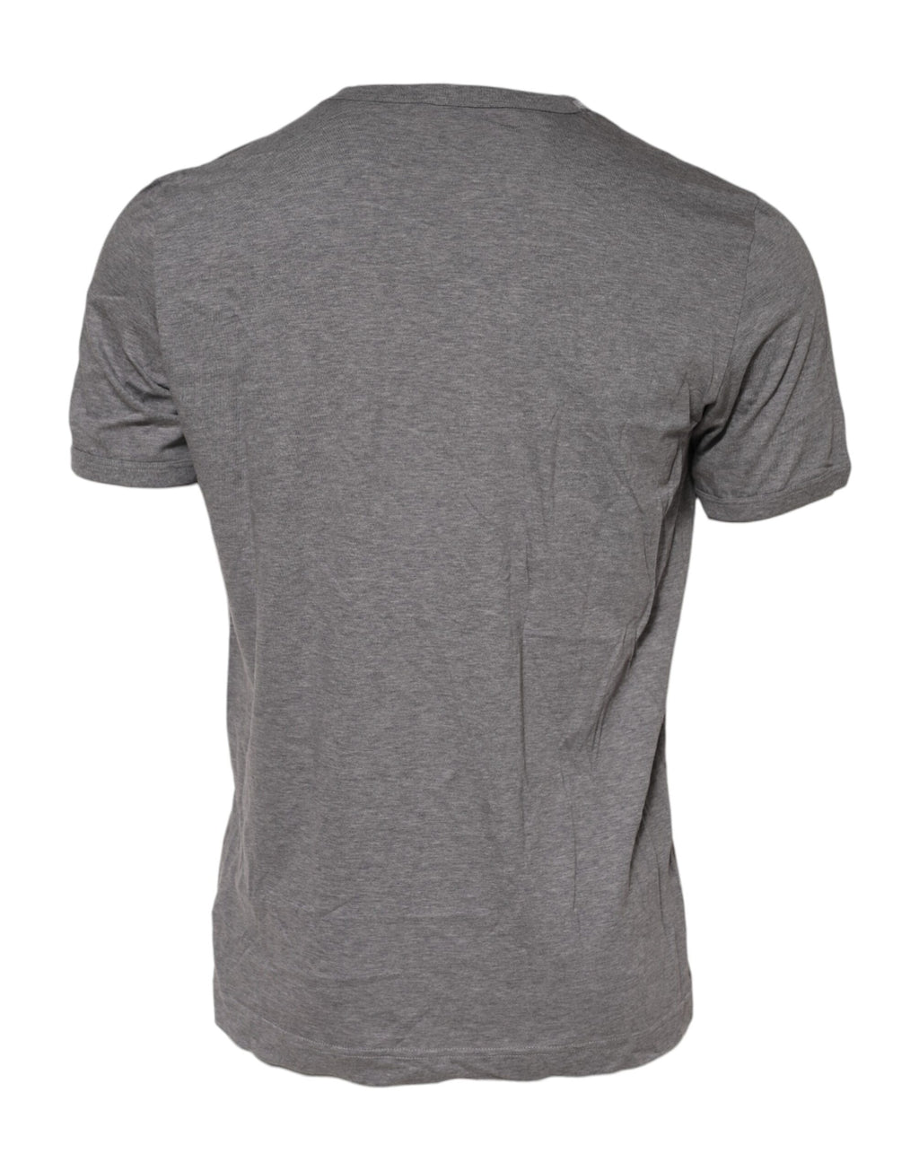 Dolce & Gabbana Gray #DGFamily Cotton Crew Neck T-shirt