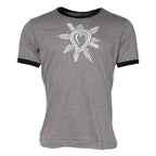 Dolce & Gabbana Gray Sacred Heart Cotton Crew Neck T-shirt