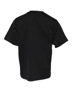 Dolce & Gabbana Black DG Logo Print Cotton Crew Neck T-shirt