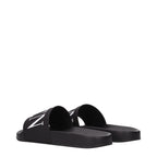 Valentino Garavani Black Cotton Slippers