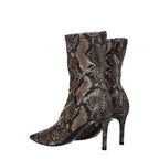 Stella McCartney Brown Leather Ankle Boots
