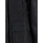 Barbour Black Cotton Coat