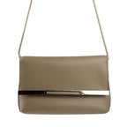 Giada Beige Leather Crossbody Bag