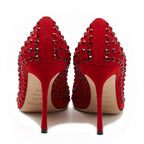 Sergio Rossi Red Calfskin Women Pump