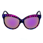 Italia Independent Purple Acetate Sunglasses