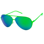 Italia Independent Green Metal Sunglasses