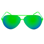 Italia Independent Green Metal Sunglasses
