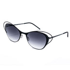 Italia Independent Black Metal Sunglasses