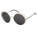 Italia Independent Gray Metal Sunglasses