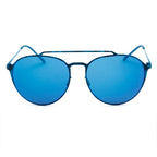 Italia Independent Blue Metal Sunglasses
