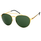 Italia Independent Gold Metal Sunglasses