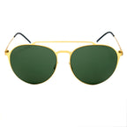 Italia Independent Gold Metal Sunglasses