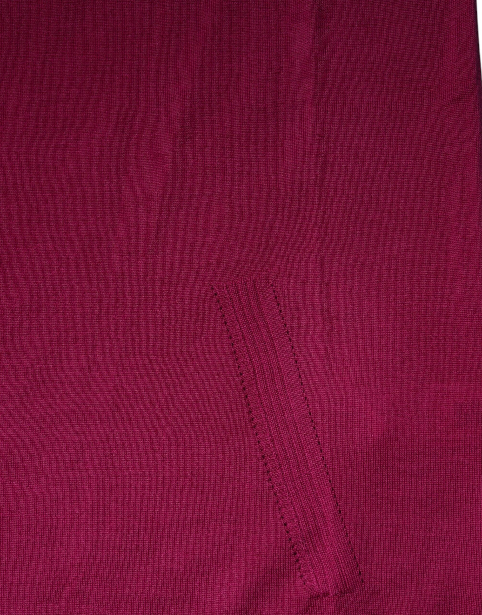 Dolce & Gabbana Fuchsia Wool Long Sleeves Turtleneck Sweater