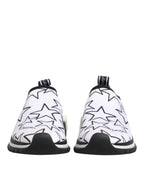 Dolce & Gabbana White Stars Sorrento Low Top Sneakers Shoes