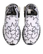 Dolce & Gabbana White Stars Sorrento Low Top Sneakers Shoes