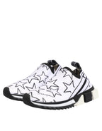 Dolce & Gabbana White Stars Sorrento Low Top Sneakers Shoes