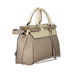 Guess Jeans Beige Polyethylene Handbag