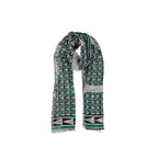 Lanvin Green Wool Scarf