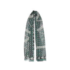 Lanvin Green Wool Scarf