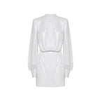 BLANCA VITA White Polyester Casual Dress