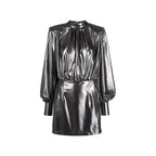 BLANCA VITA Silver Polyester Cocktail Dress