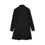 BLANCA VITA Black Elastane Casual Dress