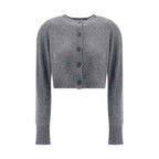 Loulou De Saison Gray Cashmere Cardigan