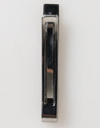 Dolce & Gabbana Silver Tone Brass Logo Branded Men Accessory Tie Clip Bar