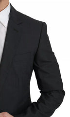 Dolce & Gabbana Slim Fit MARTINI Wool Gray Suit