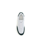 Saint Laurent White Calf Leather Bos Taurus Low Top Sneakers